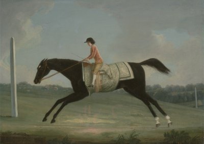 Borlase Cokayne as a Boy Riding Sultana by Thomas Smith of Derby